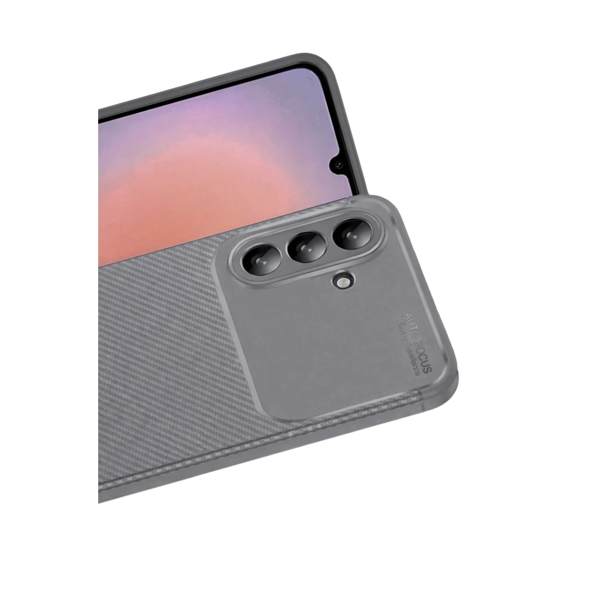 Samsung Galaxy A37 5G Auto Focus Karbon Kapak - Gri