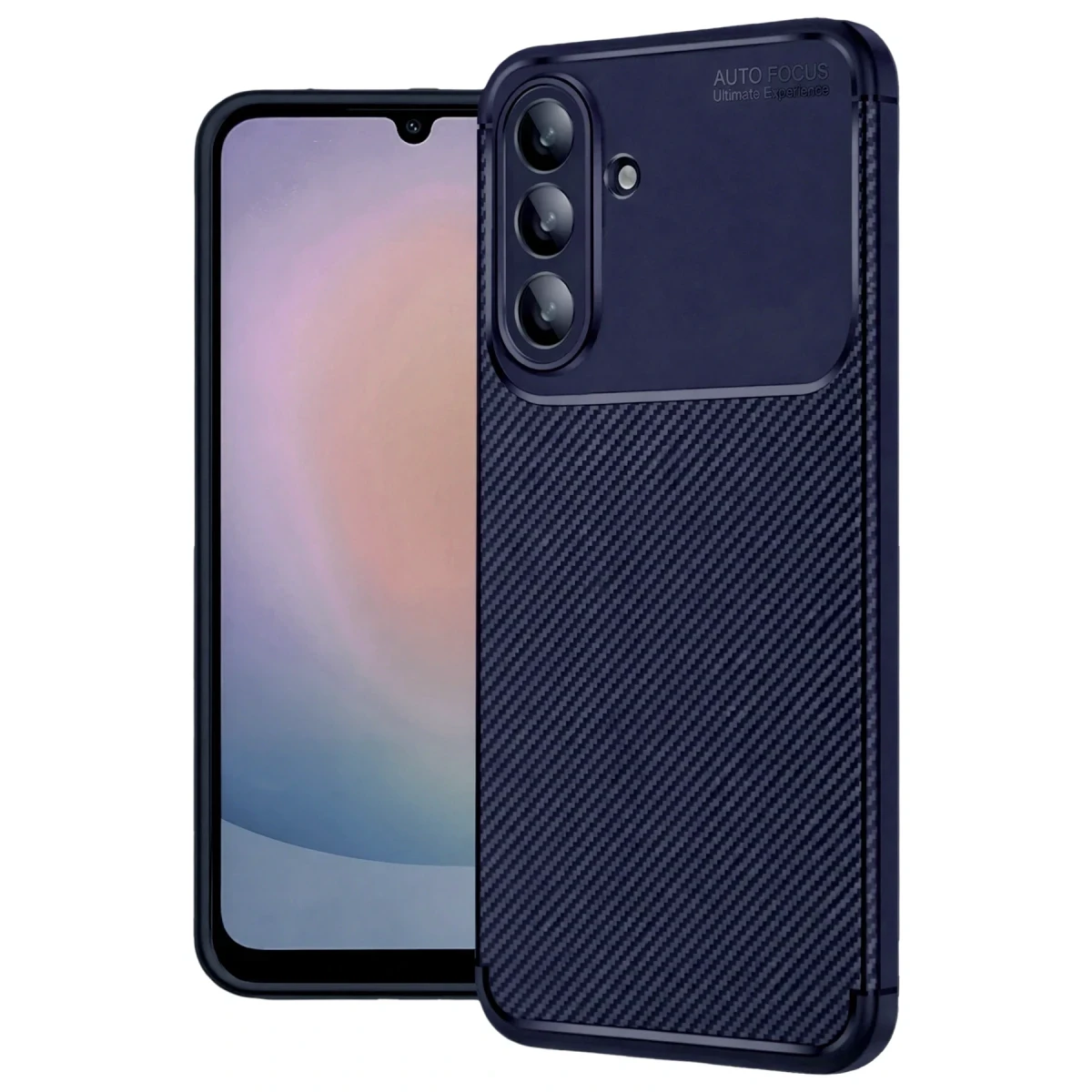 Samsung Galaxy A37 5G Auto Focus Karbon Kapak - Lacivert