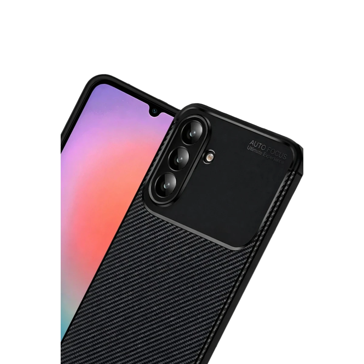 Samsung Galaxy A37 5G Auto Focus Karbon Kapak - Siyah