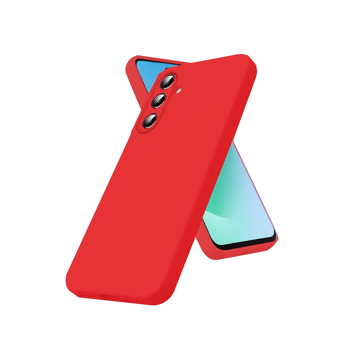 Samsung Galaxy A37 5G First Silikon - Kırmızı