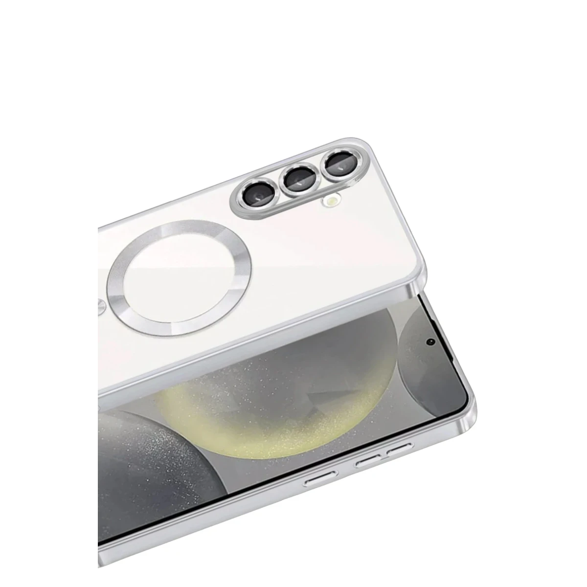 Samsung Galaxy A37 5G Kross Magneticsafe Kapak - Gümüş