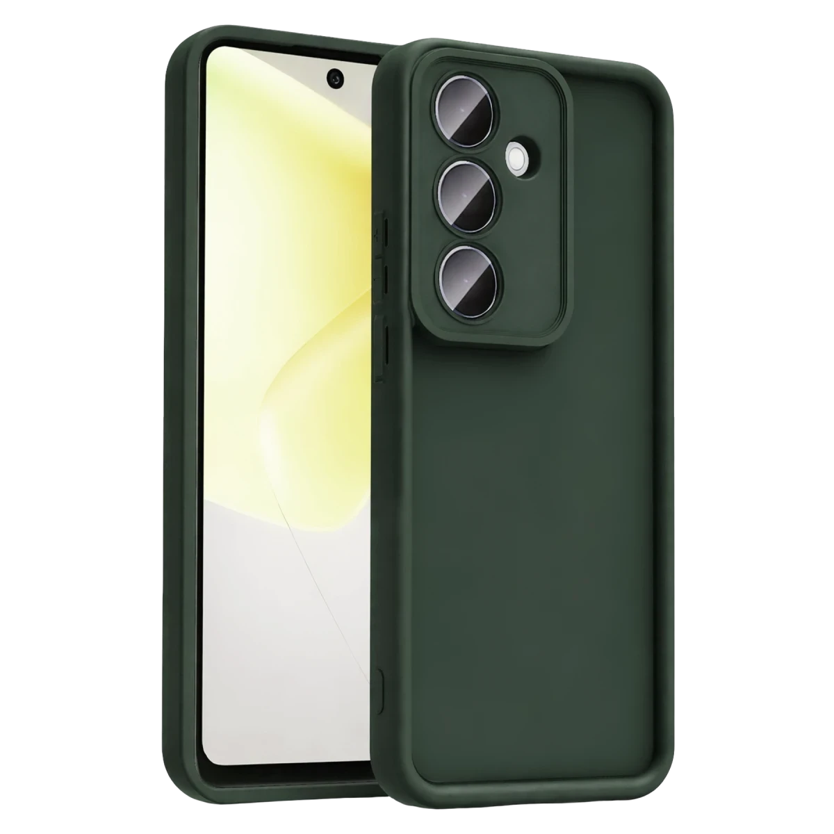 Samsung Galaxy A37 5G Viera Silikon - Koyu Yeşil