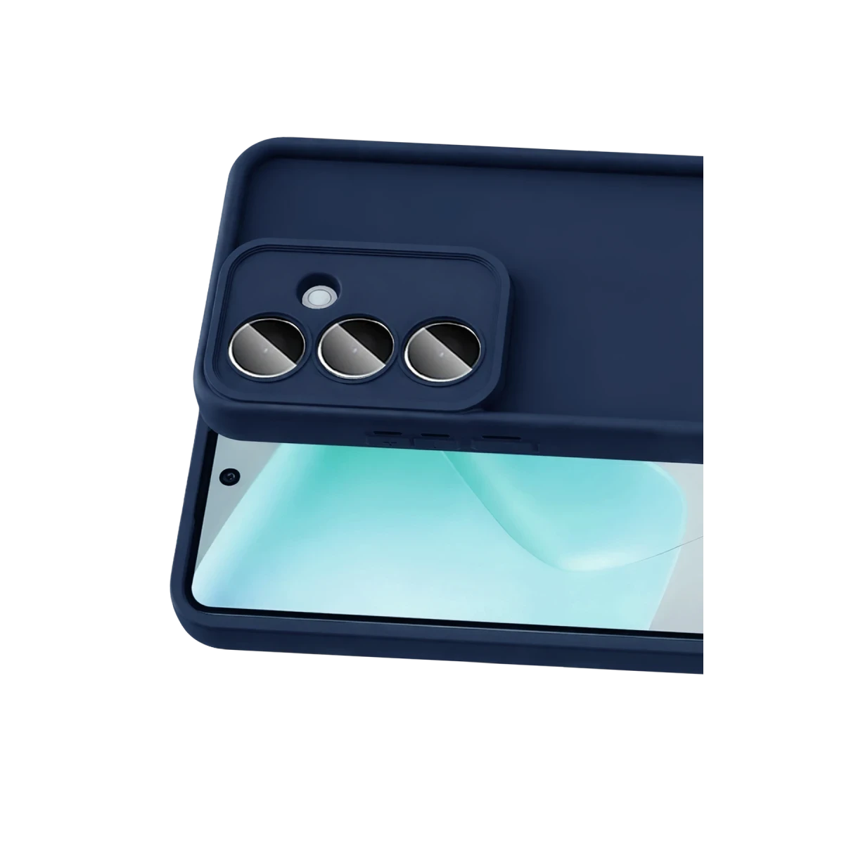 Samsung Galaxy A37 5G Viera Silikon - Lacivert