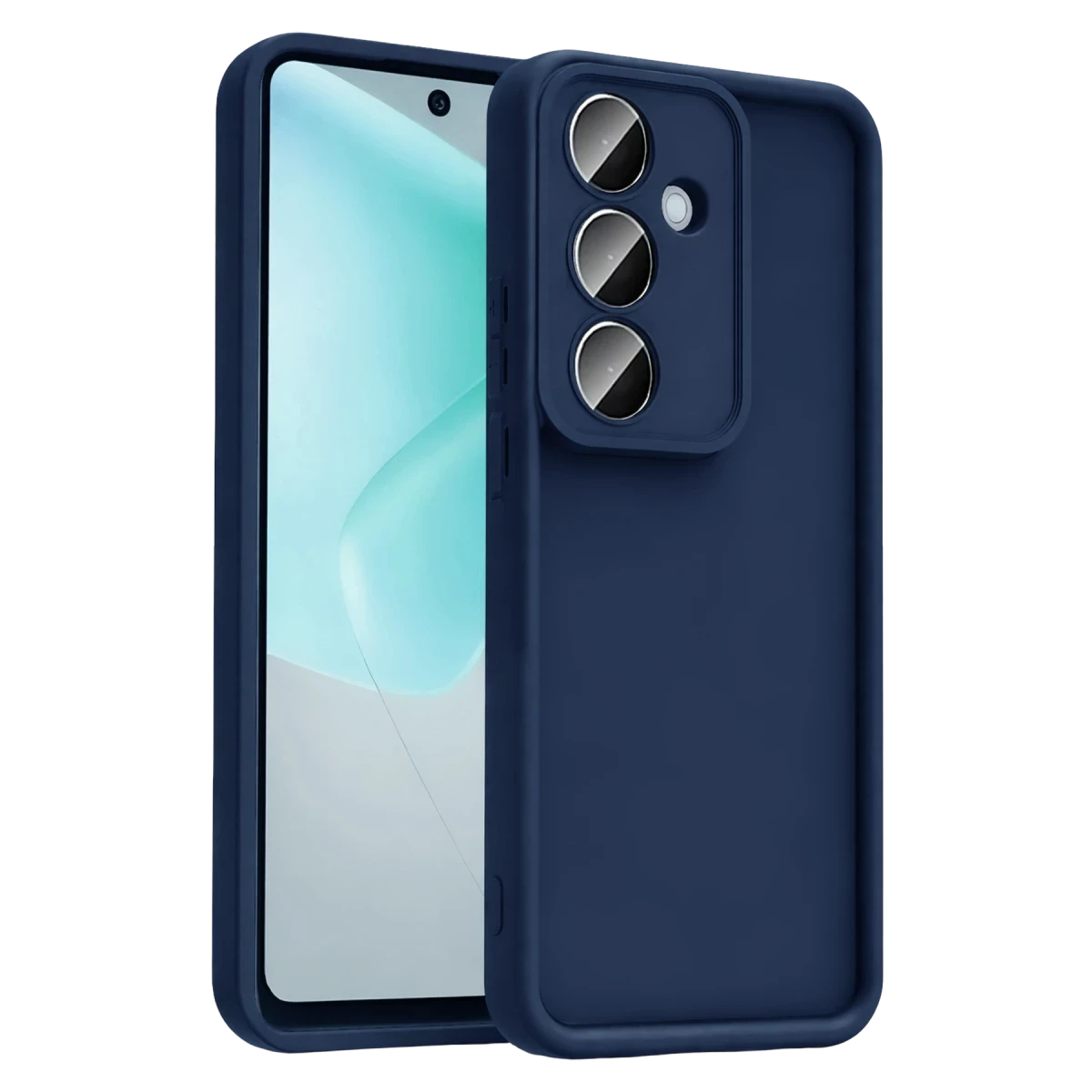 Samsung Galaxy A37 5G Viera Silikon - Lacivert