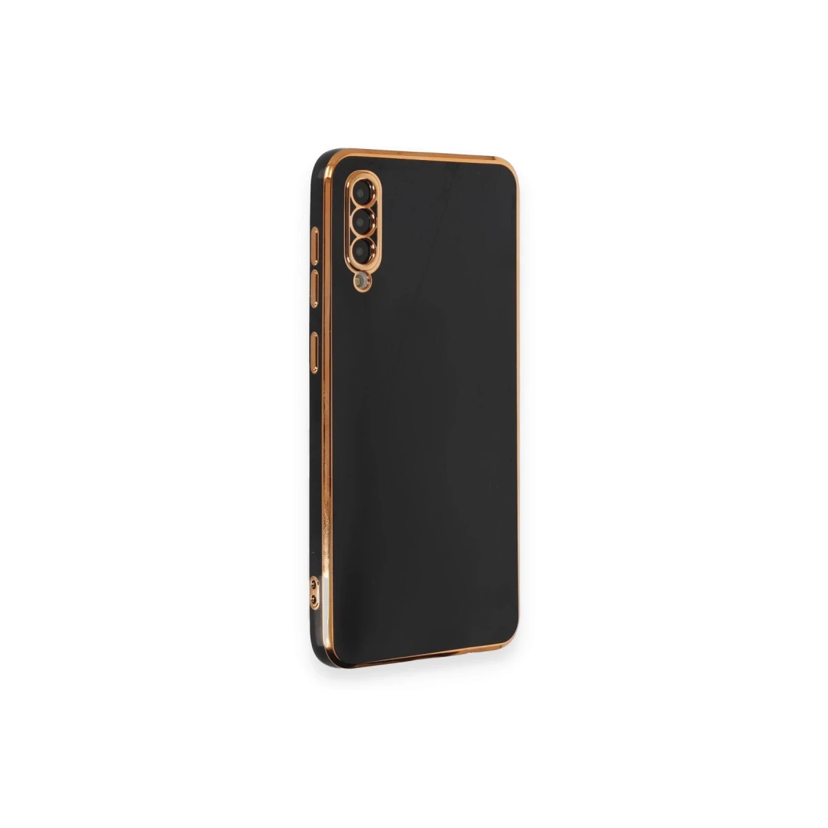 Samsung Galaxy A50 Kılıf Volet Silikon - Siyah