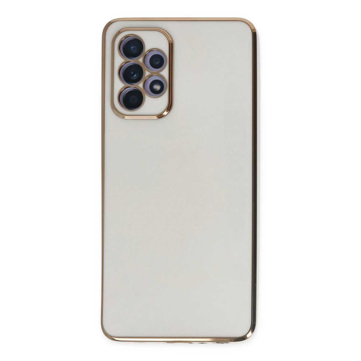 Samsung Galaxy A52 Kılıf Volet Silikon - Beyaz