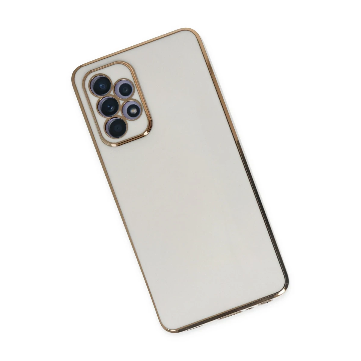 Samsung Galaxy A52 Kılıf Volet Silikon - Beyaz
