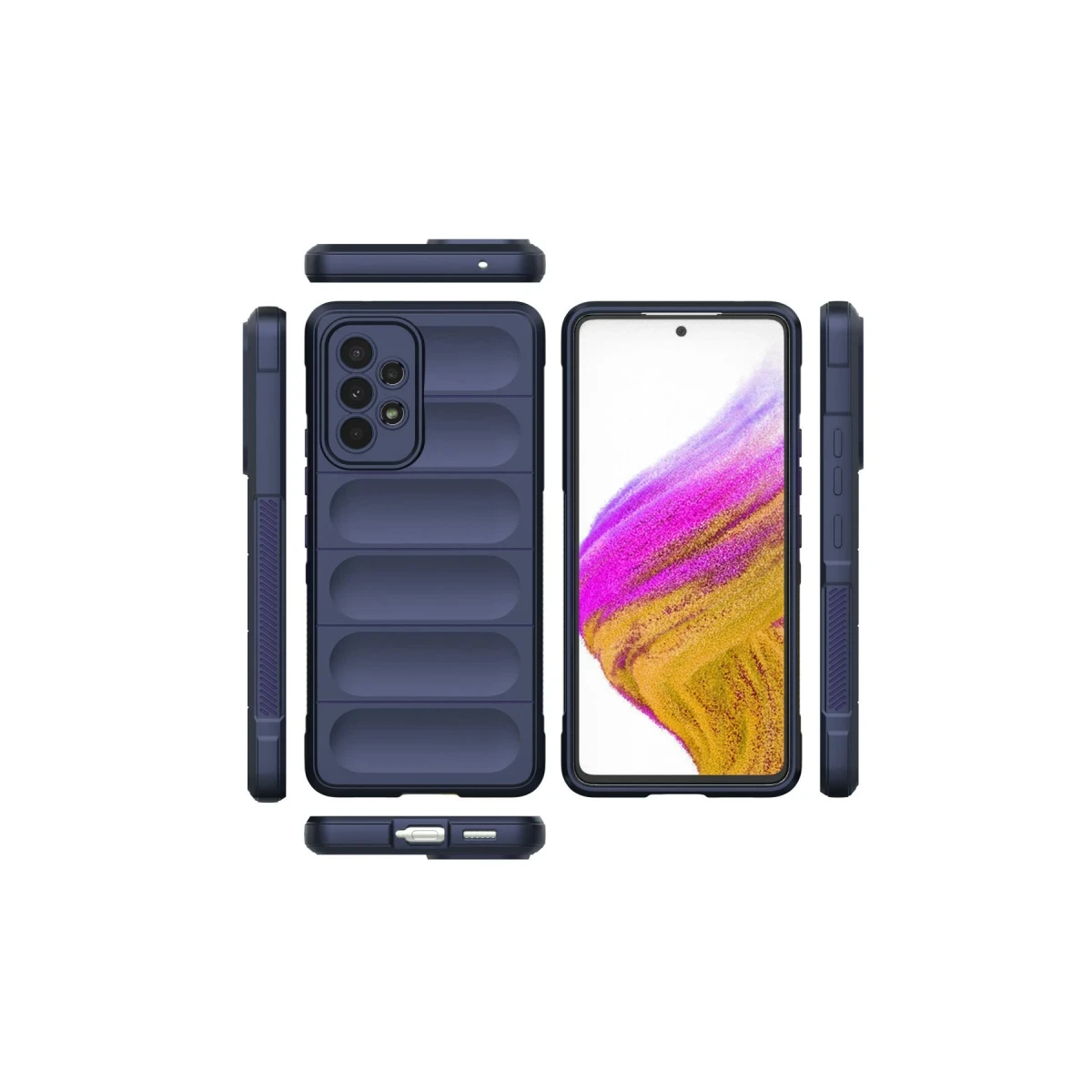 Samsung Galaxy A53 5G Kılıf Optimum Silikon - Lacivert