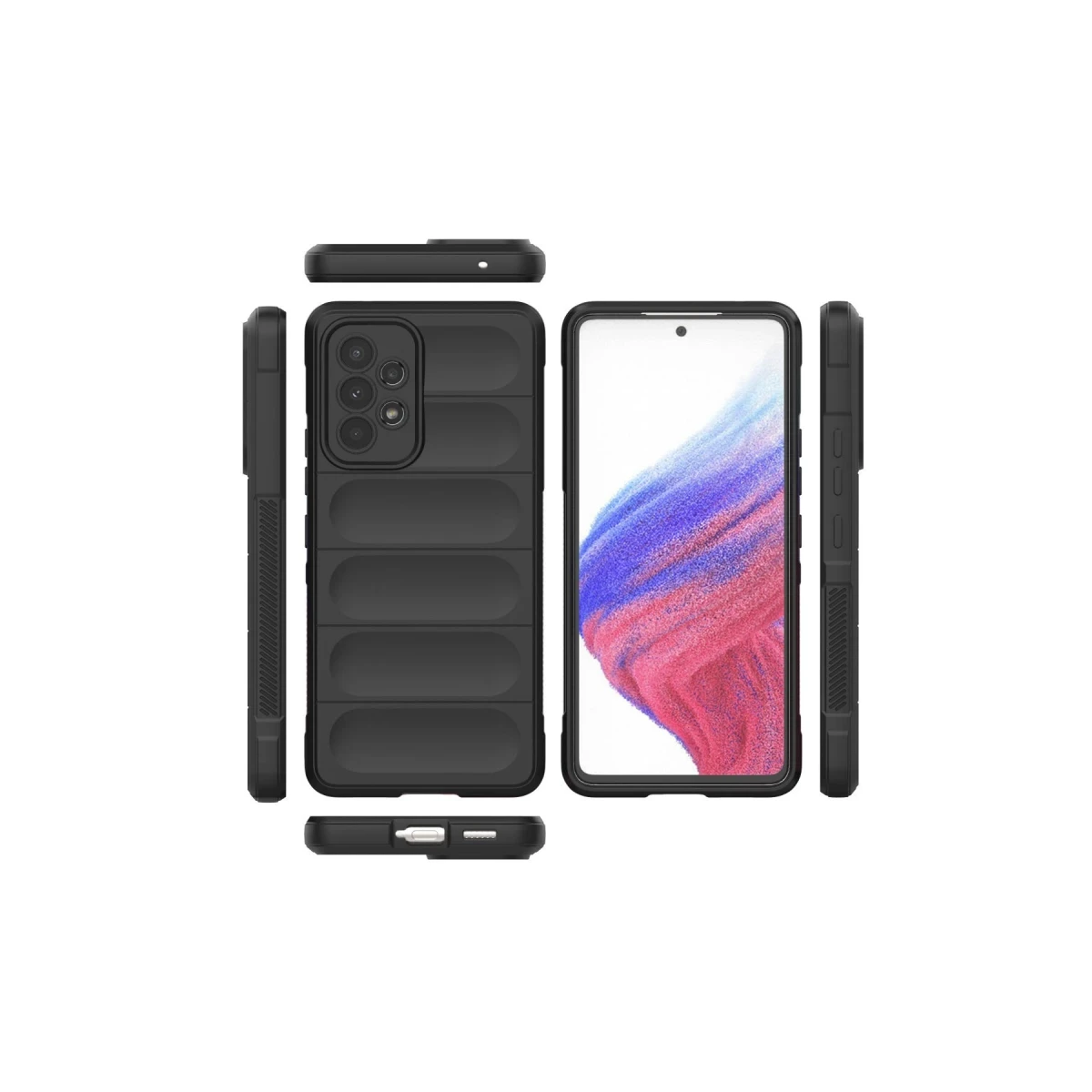 Samsung Galaxy A53 5G Kılıf Optimum Silikon - Siyah