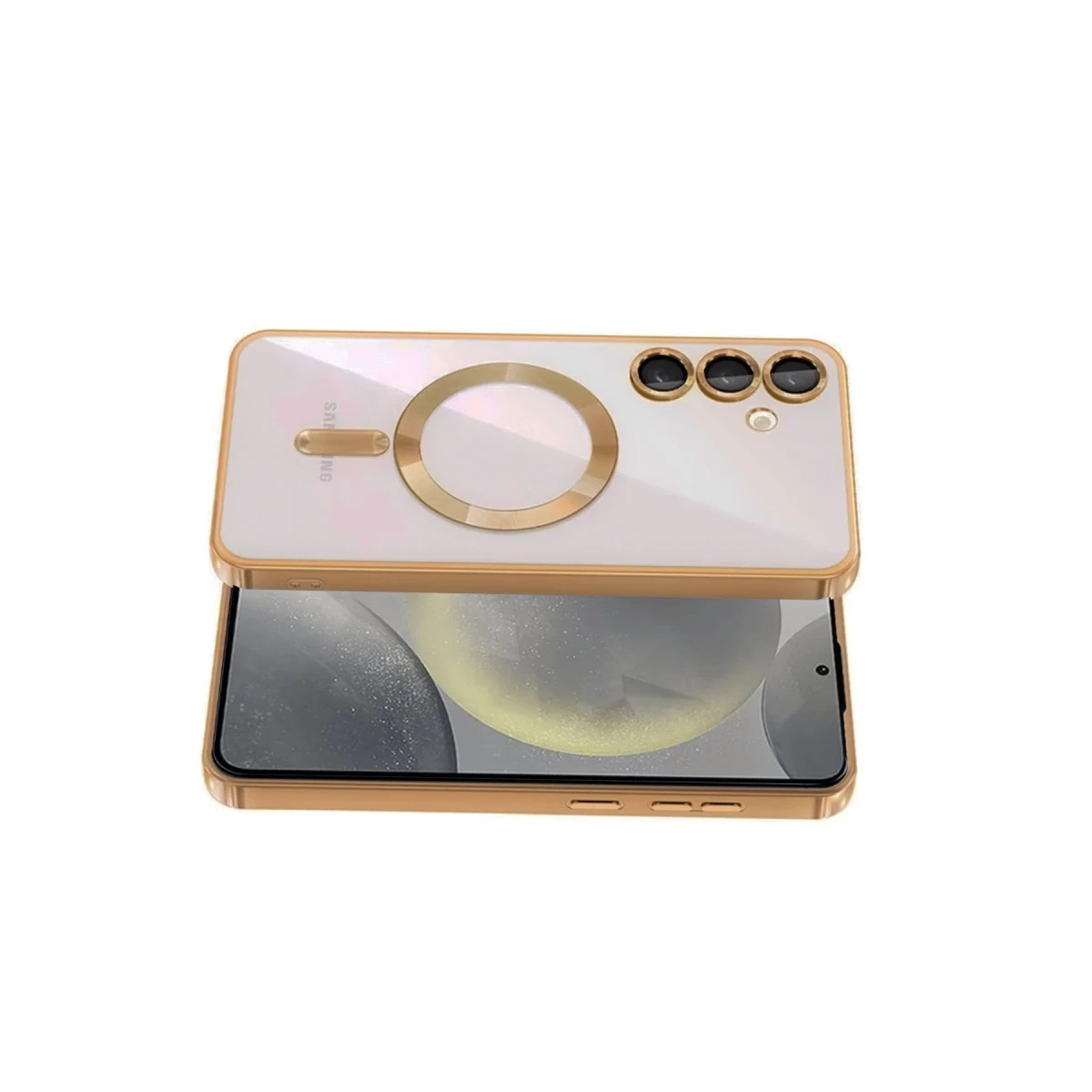 Samsung Galaxy A54 5G Kross Magneticsafe Kapak - Çöl Titanyum