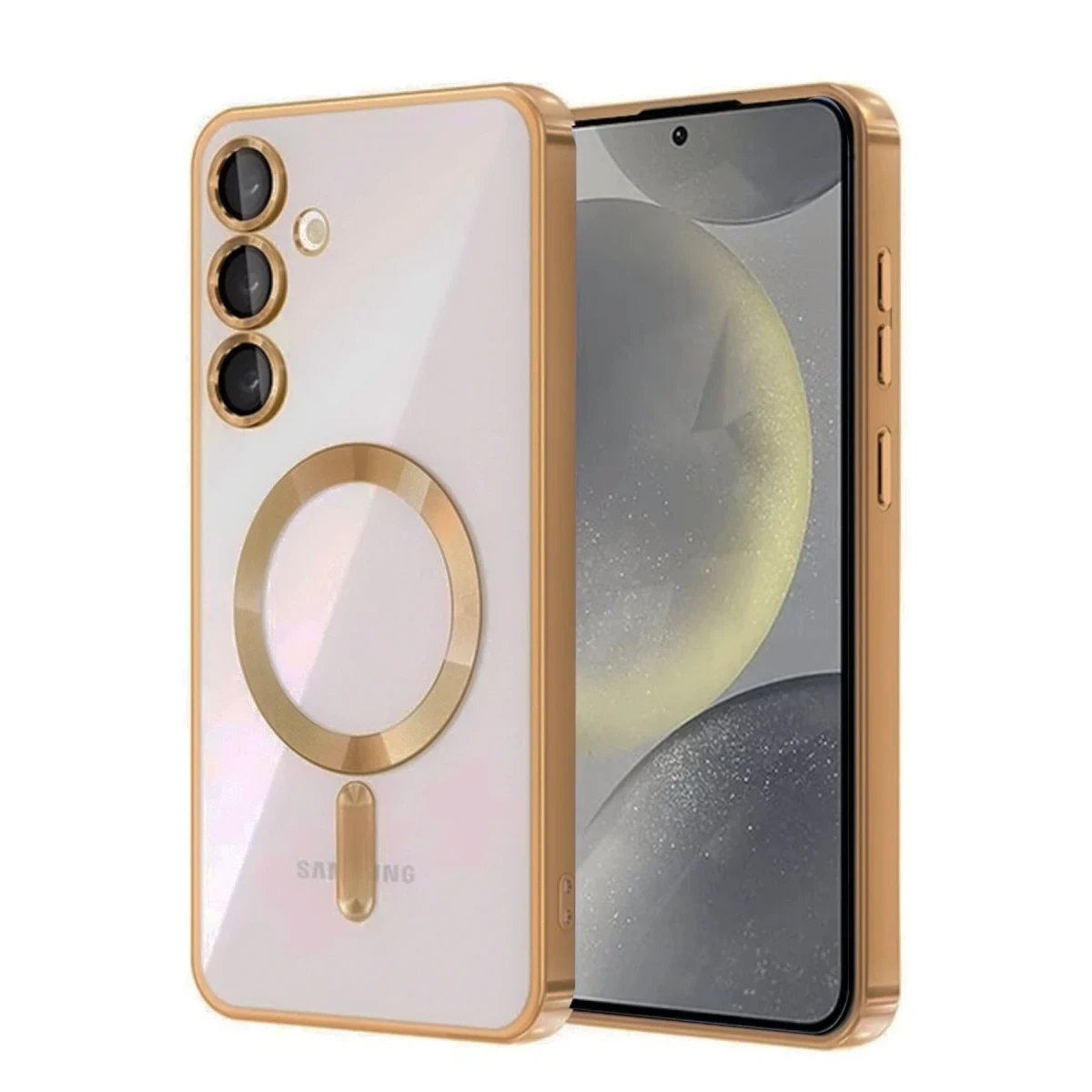 Samsung Galaxy A54 5G Kross Magneticsafe Kapak - Çöl Titanyum