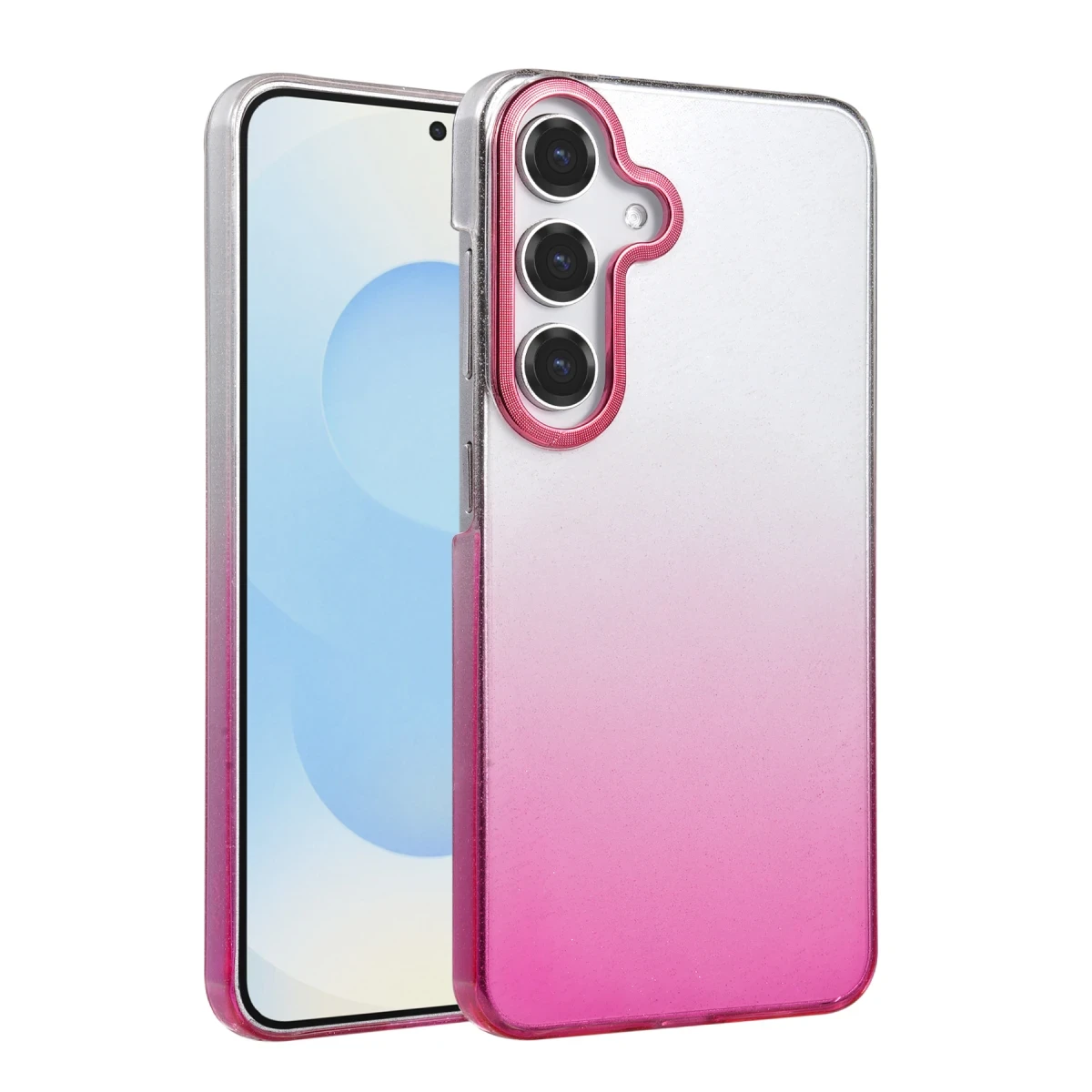 Samsung Galaxy A55 5G Glossy Kapak - Pembe