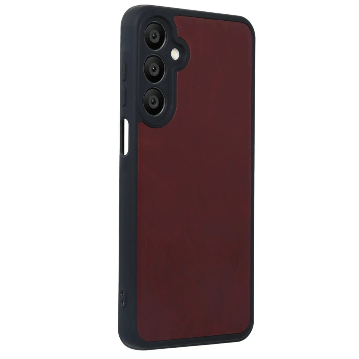 Samsung Galaxy A55 5G Kılıf Aras Deri Kapak - Bordo