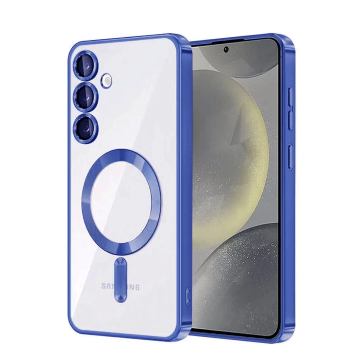 Samsung Galaxy A55 5G Kross Magneticsafe Kapak - Lacivert