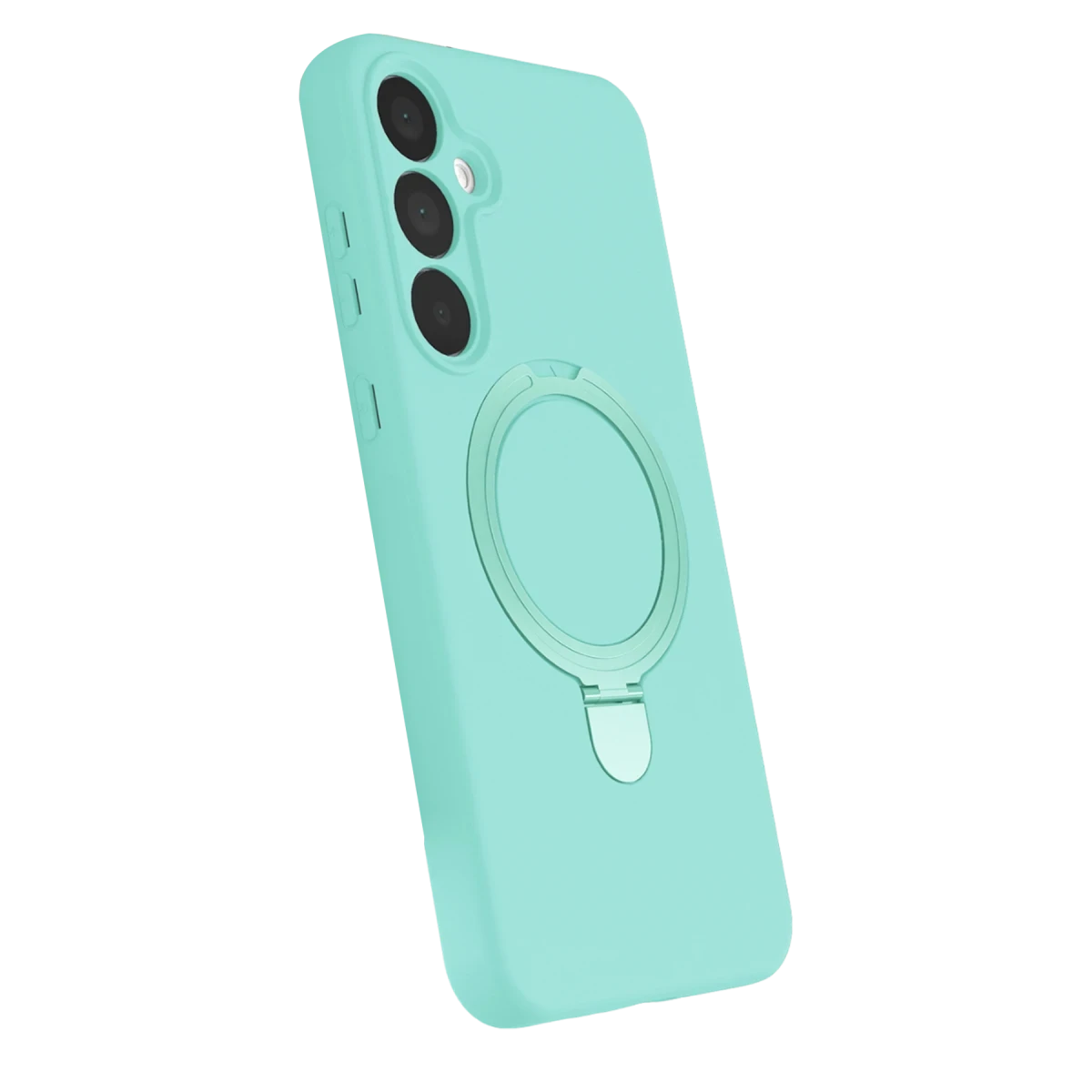 Samsung Galaxy A55 5G Regal Magsafe Standlı Kapak - Su Yeşili