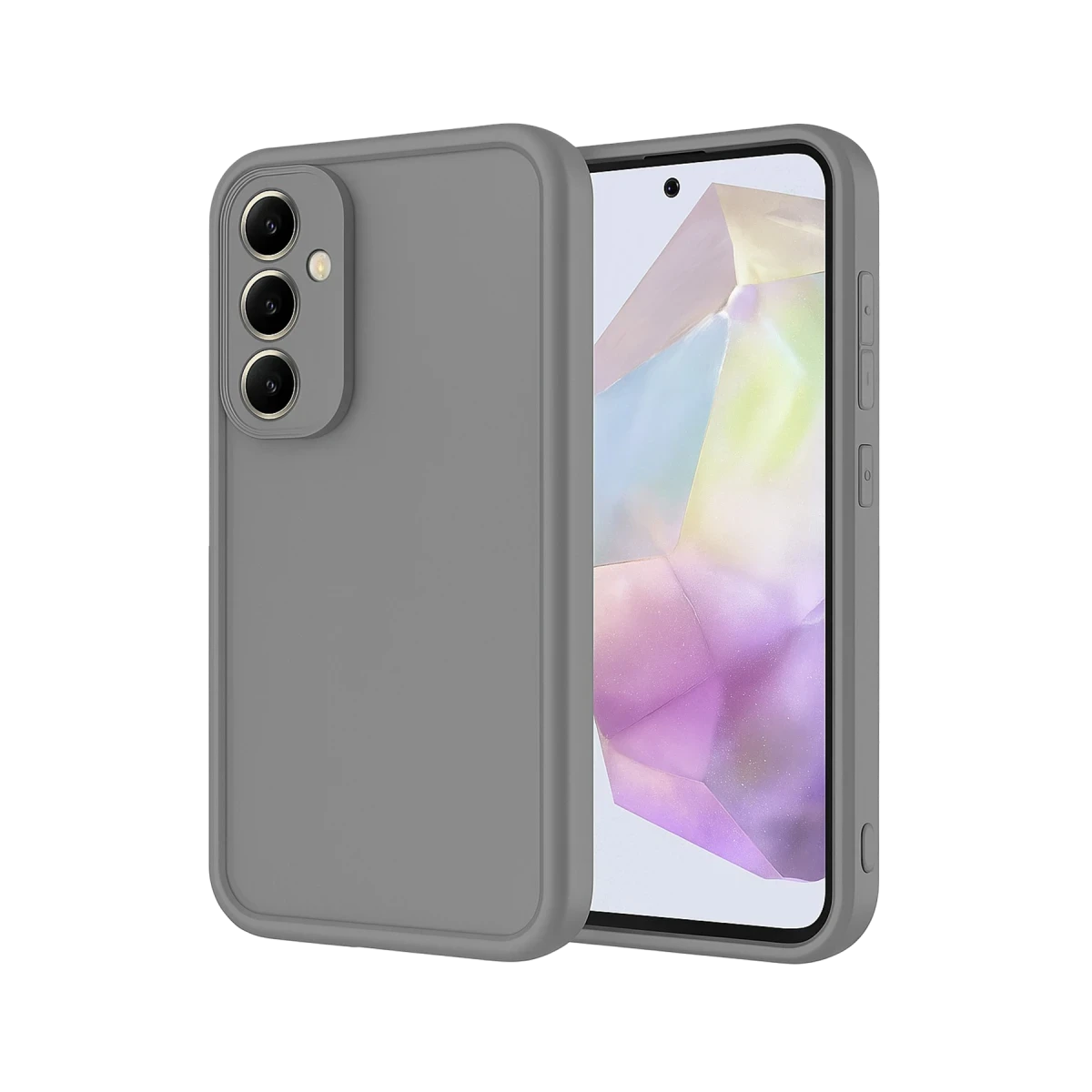 Samsung Galaxy A56 Kılıf Viera Silikon - Gri