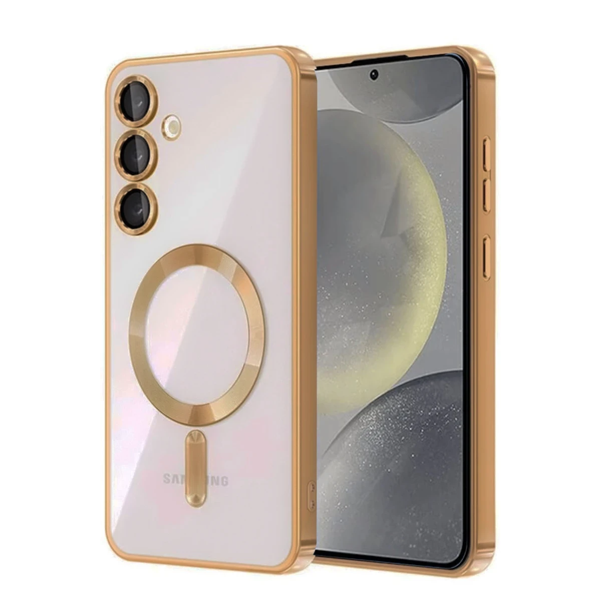 Samsung Galaxy A56 Kross Magneticsafe Kapak - Çöl Titanyum