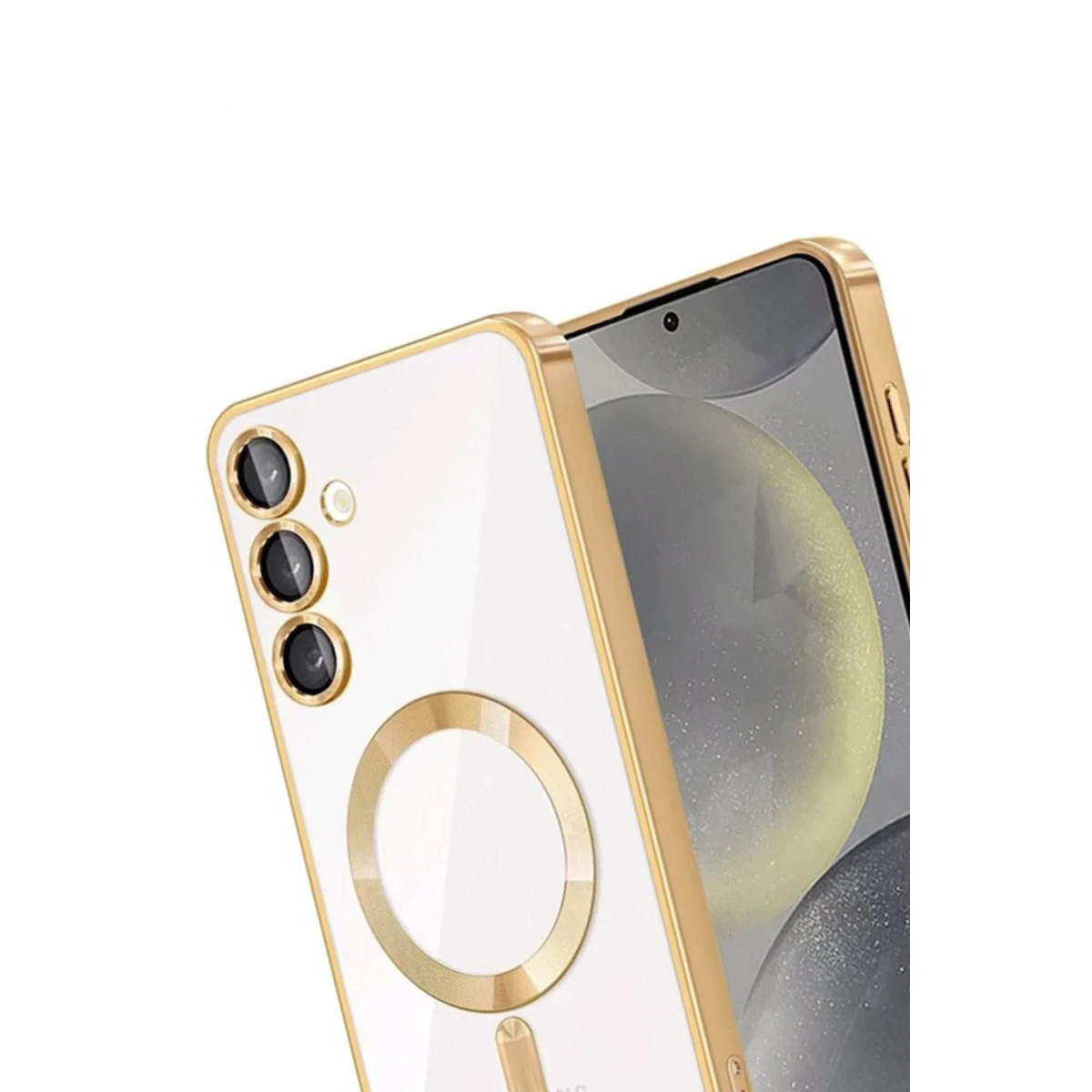 Samsung Galaxy A56 Kross Magneticsafe Kapak - Gold