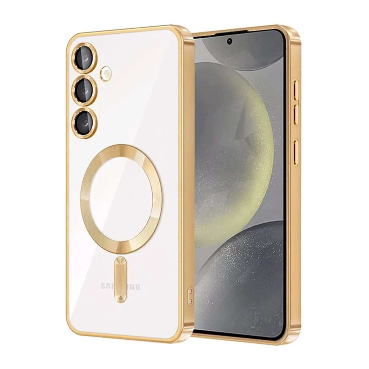 Samsung Galaxy A56 Kross Magneticsafe Kapak - Gold