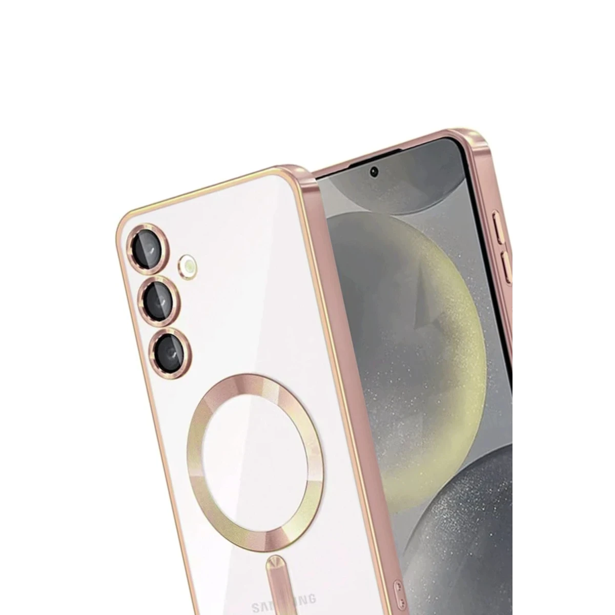 Samsung Galaxy A56 Kross Magneticsafe Kapak - Rose