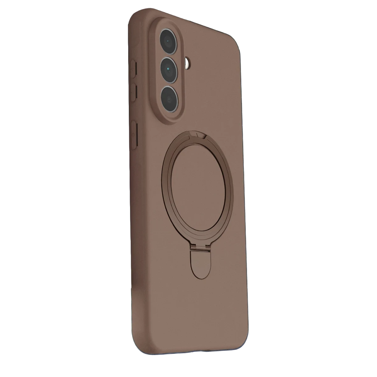 Samsung Galaxy A57 5G Regal Magsafe Standlı Kapak - Çöl Titanyum