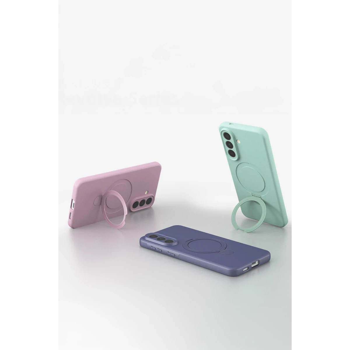 Samsung Galaxy A57 5G Regal Magsafe Standlı Kapak - Yeşil
