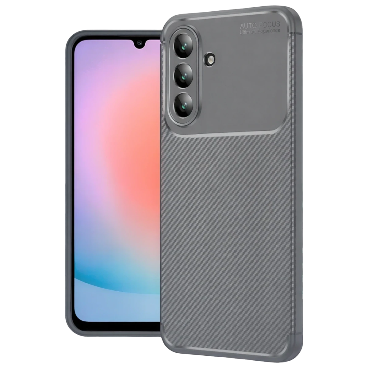 Samsung Galaxy A57 5G Auto Focus Karbon Kapak - Gri