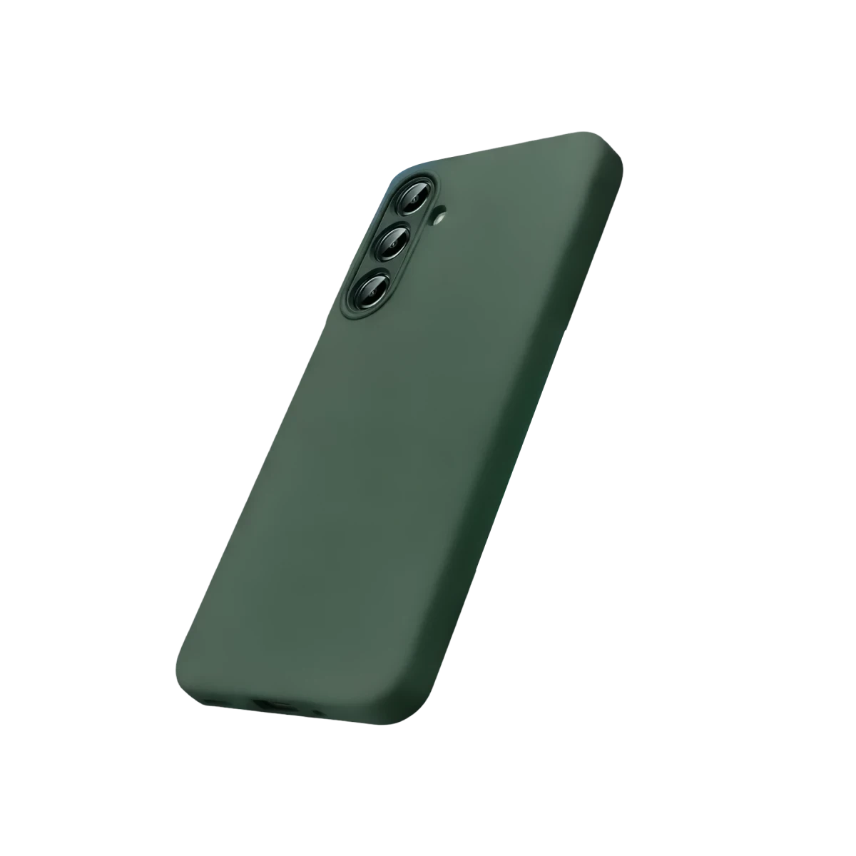 Samsung Galaxy A57 5G First Silikon - Koyu Yeşil
