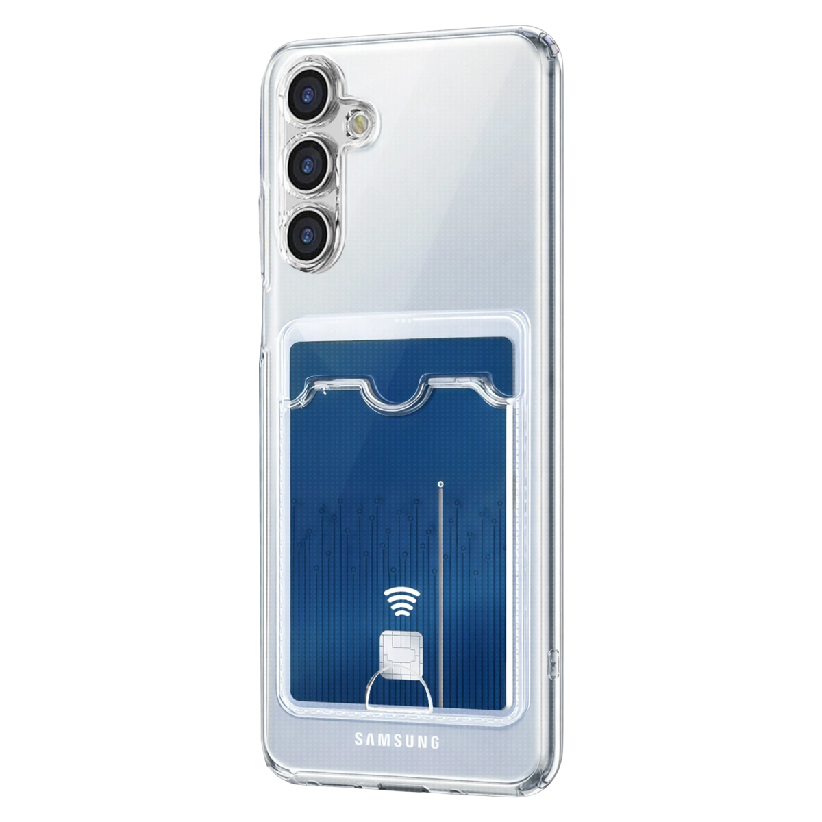 Samsung Galaxy A57 5G Kart Şeffaf Silikon - Şeffaf