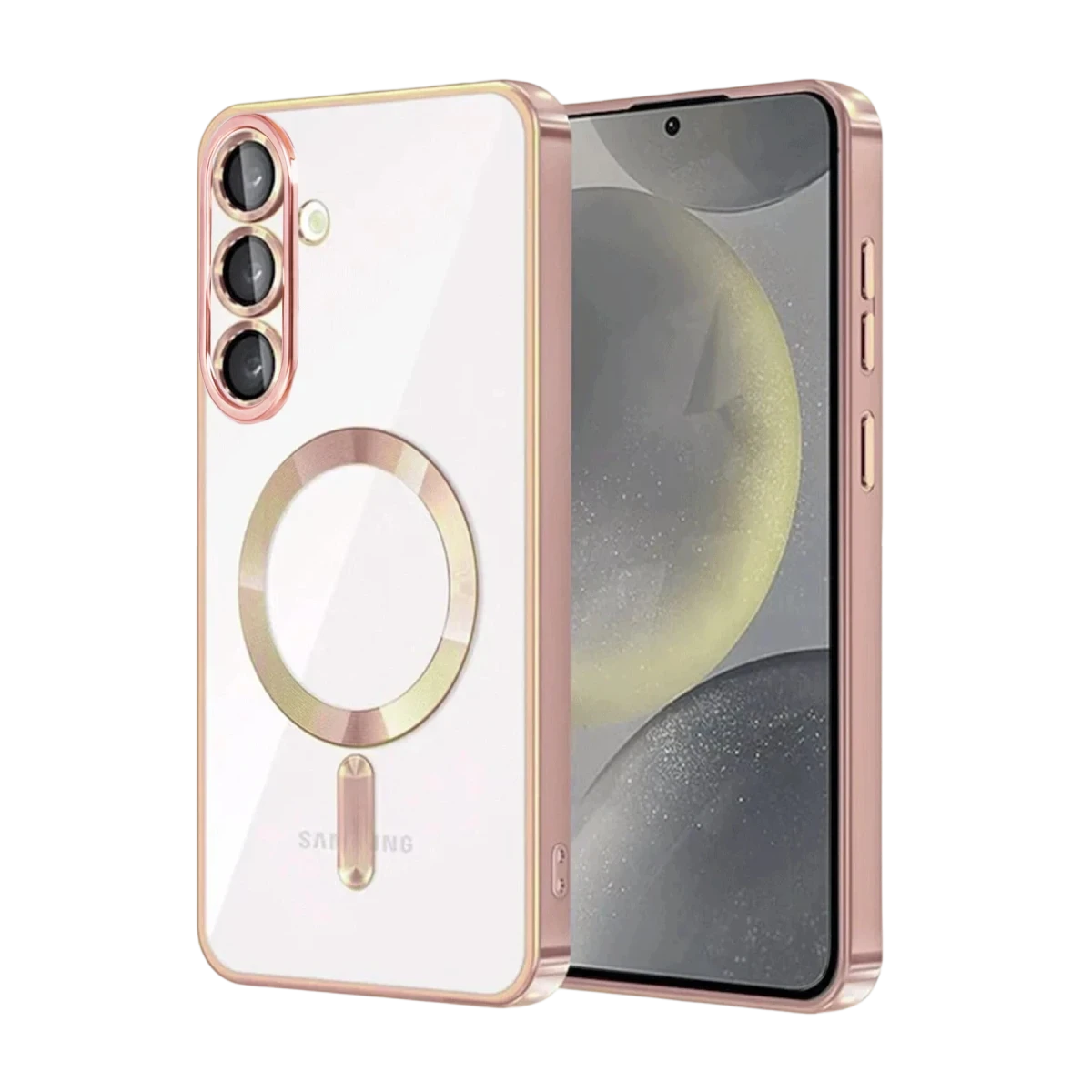 Samsung Galaxy A57 5G Kross Magneticsafe Kapak - Rose