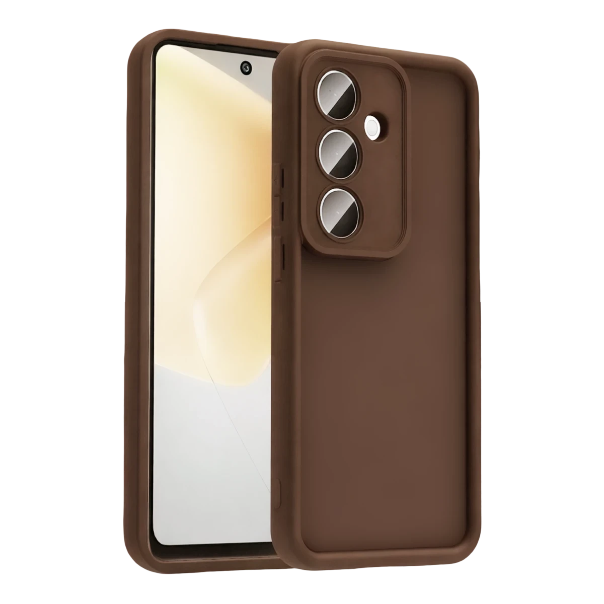 Samsung Galaxy A57 5G Viera Silikon - Kahverengi