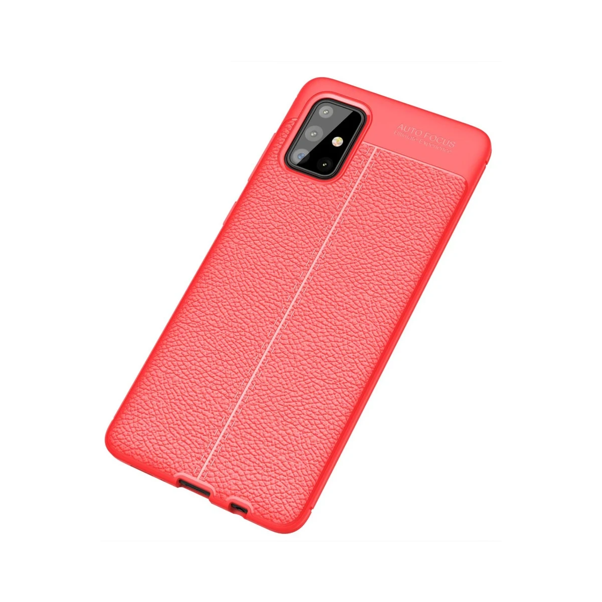 Samsung Galaxy A71 Kılıf Auto Focus Kapak - Kırmızı
