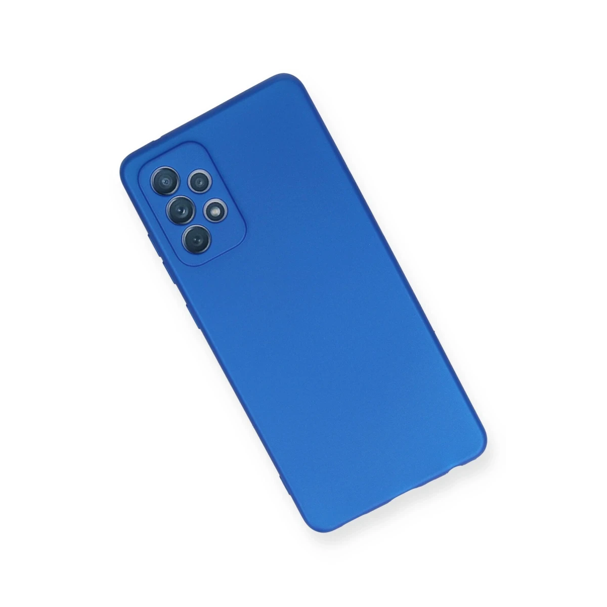 Samsung Galaxy A72 Kılıf First Silikon - Mavi