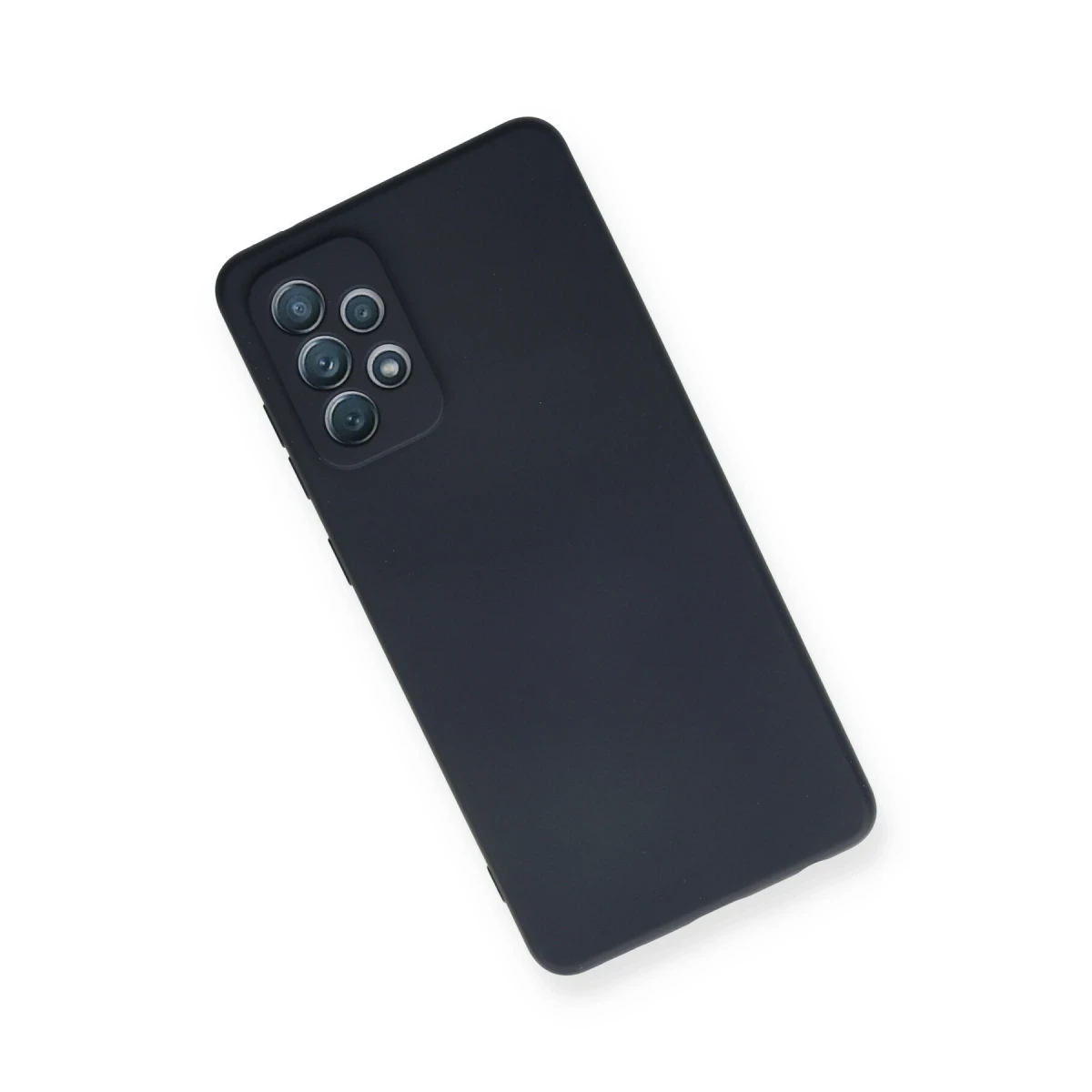 Samsung Galaxy A72 Kılıf Nano içi Kadife Silikon - Lacivert