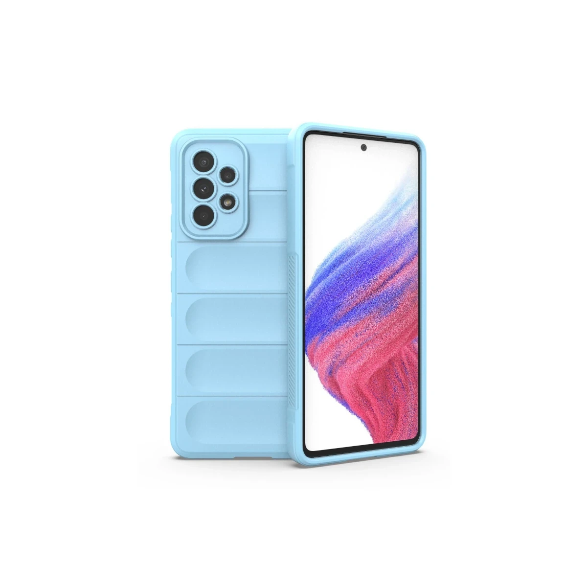Samsung Galaxy A73 5G Kılıf Optimum Silikon - Sky Blue