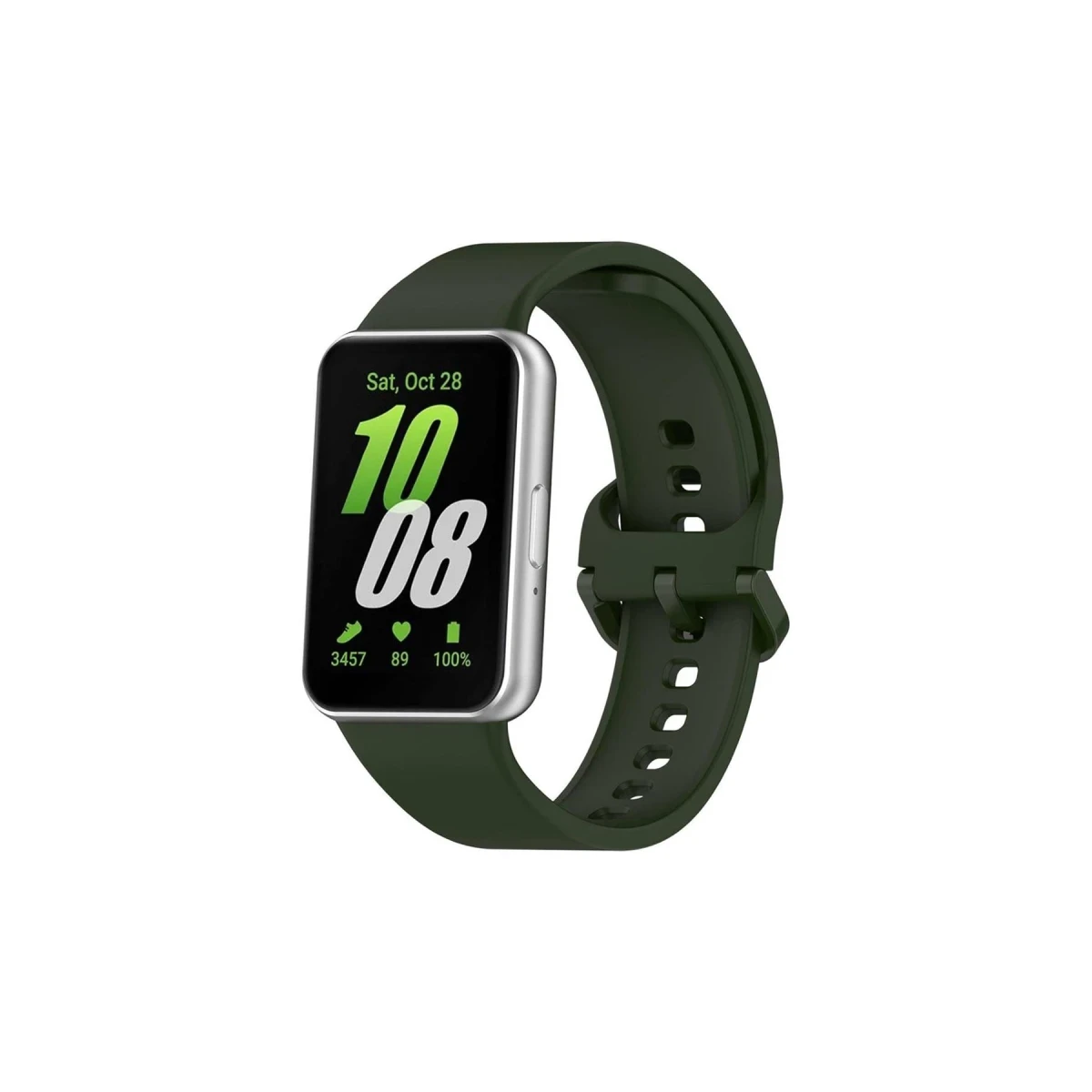 Samsung Galaxy Fit 3 Klasik Kordon - Haki Yeşil
