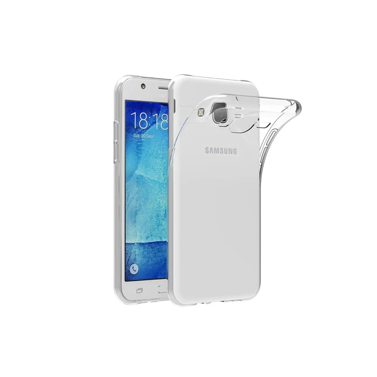 Samsung Galaxy J7 Kılıf Lüx Şeffaf Silikon