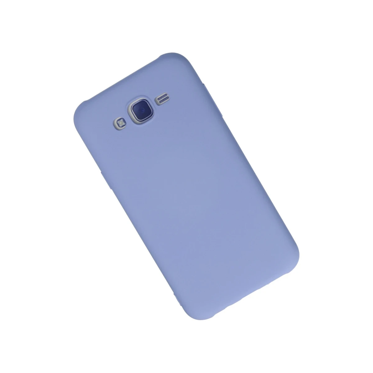 Samsung Galaxy J7 Kılıf Nano içi Kadife Silikon - Lila