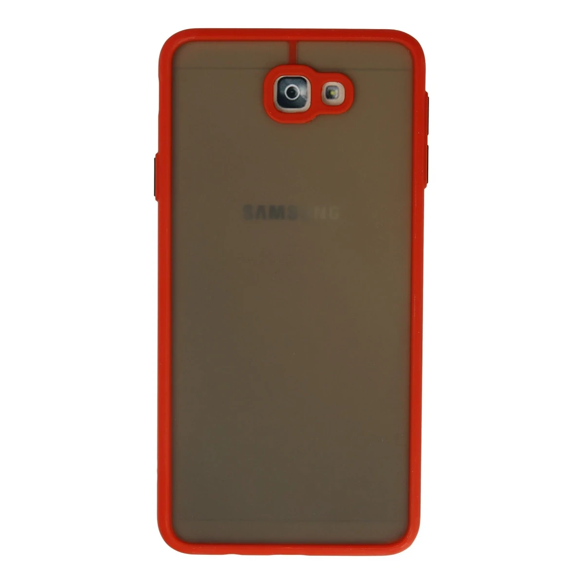 Samsung Galaxy J7 Prime Kılıf Montreal Silikon Kapak - Kırmızı