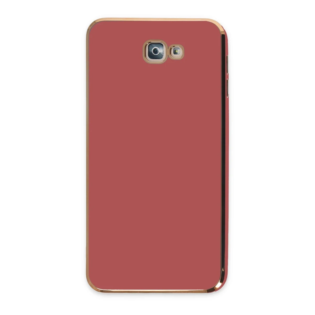 Samsung Galaxy J7 Prime Kılıf Volet Silikon - Kırmızı