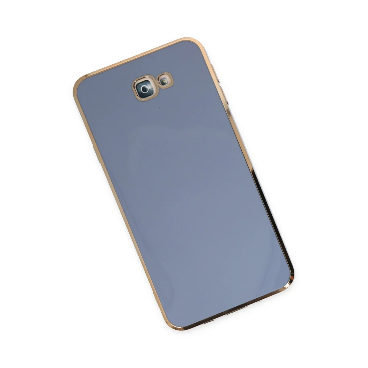 Samsung Galaxy J7 Prime Kılıf Volet Silikon - Mavi