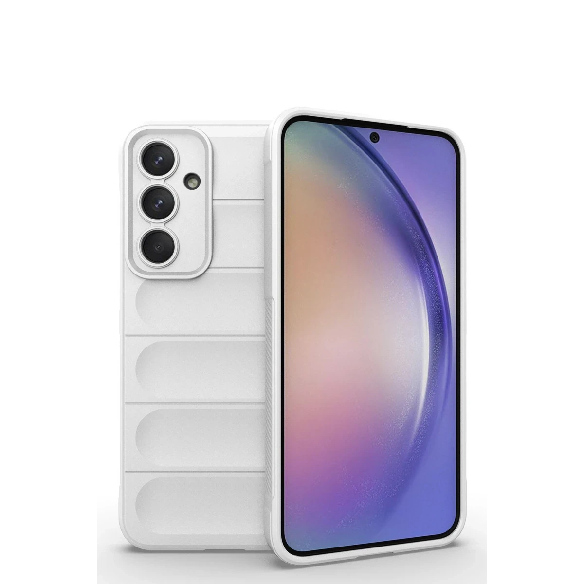 Samsung Galaxy M14 5G Kılıf Optimum Silikon - Krem