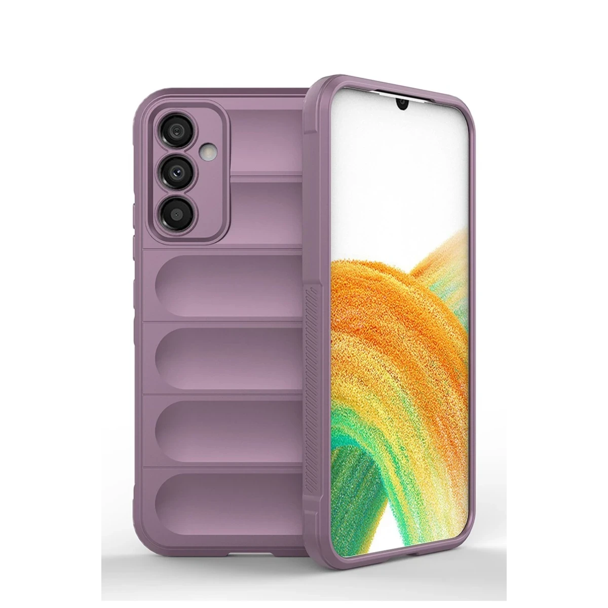 Samsung Galaxy M14 5G Kılıf Optimum Silikon - Mor