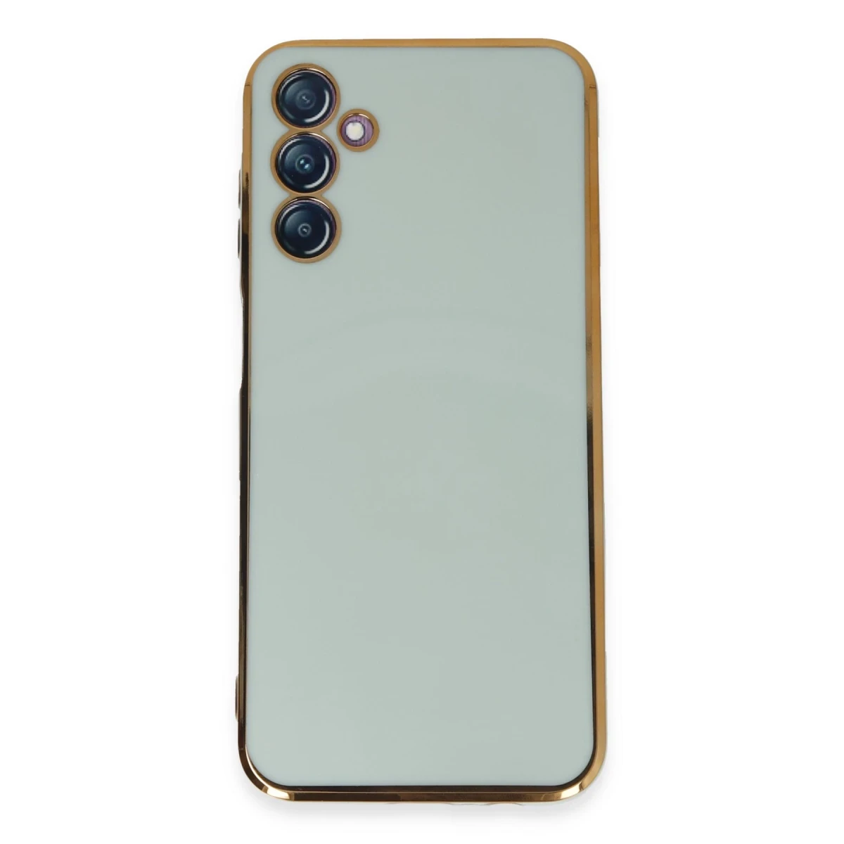 Samsung Galaxy M14 5G Kılıf Volet Silikon - Açık Yeşil
