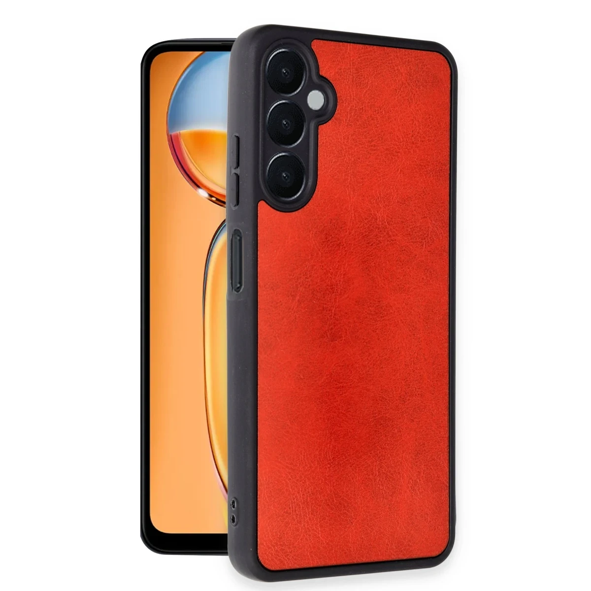 Samsung Galaxy M15 Kılıf Aras Deri Kapak - Kırmızı