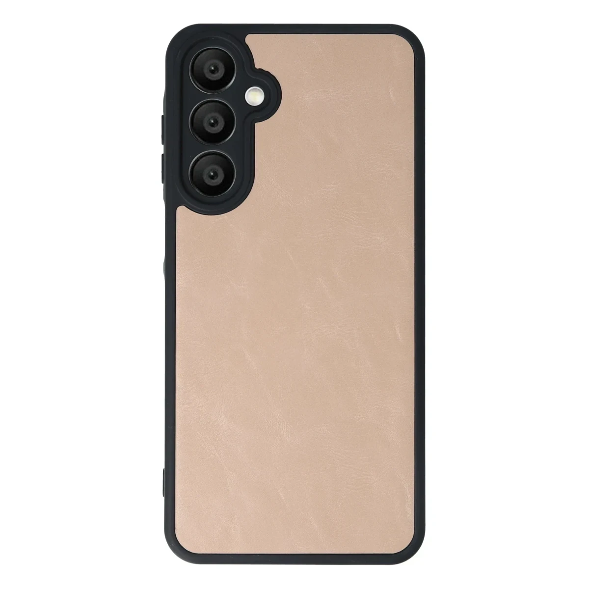 Samsung Galaxy M15 Kılıf Aras Deri Kapak - Pudra