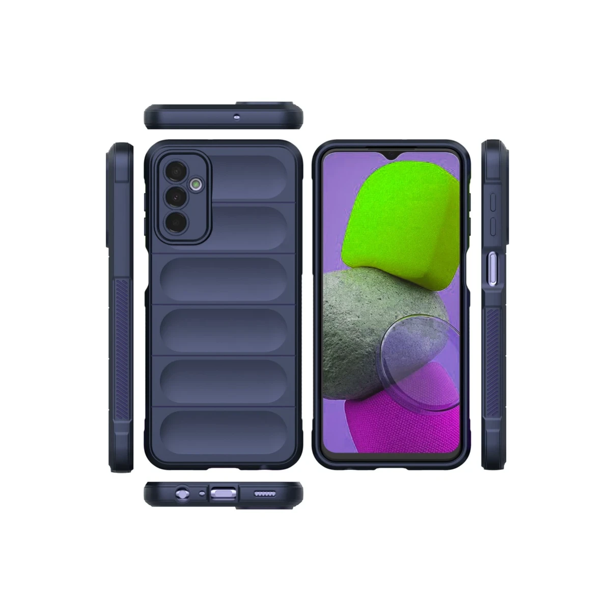 Samsung Galaxy M23 Kılıf Optimum Silikon - Lacivert