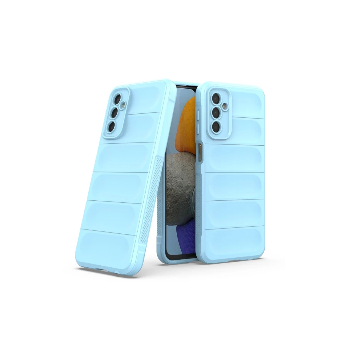 Samsung Galaxy M23 Kılıf Optimum Silikon - Sky Blue