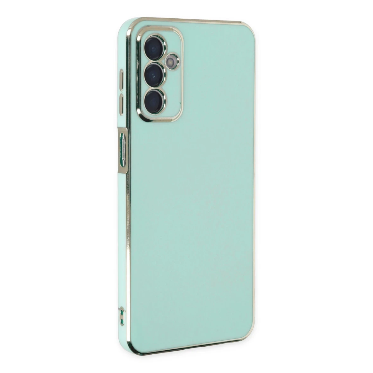 Samsung Galaxy M23 Kılıf Volet Silikon - Açık Yeşil