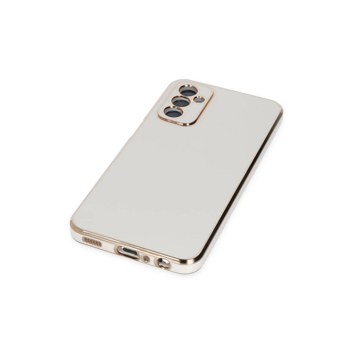 Samsung Galaxy M23 Kılıf Volet Silikon - Beyaz